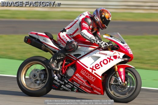 2008-05-11 Monza 0248 Superstock 1000 - 155 Brendan Roberts - Ducati 1098R
